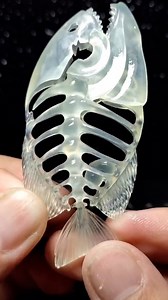 Is it hard to imagine how this exquisite jade fish bone skeleton was carved? Take a look at this transformation in the hands of a craftsman. #Craftsmanship #FunChina | China Plus Culture