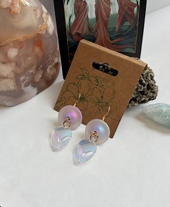 Iridescent Alien Earrings - Etsy
