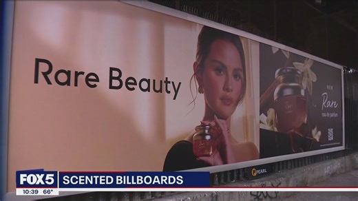 Selena Gomez debuts scented billboard in NYC