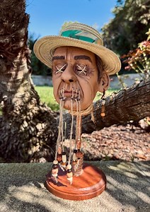 Shrunken Head - Thurston Howell III |tiki Bar Decoration - Etsy