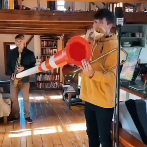 5.9K views · 121 reactions |  Ultra Tube Dubstep!  instagram.com/moonhooch #moonhooch #trafficcone #sax #saxophone #music #dubstep #tube #jazz | Avid Pro Tools | Facebook