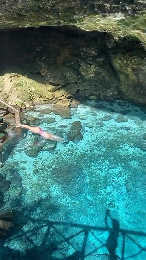Explore nature and dive into the bluest cenote this summer. 📍 Scape Park 📹: @mariannemali Fall in love with the magestic vibes at Hoyo Azul and renew your soul. ✨ #vivecapcana #capcana #beach #hoyoazul #scapepark #cenote #puntacana #ciudaddestino #republicadominicana | Vive Cap Cana