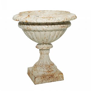 [Hot Item] Antique Rustic Garden Urn Planter with Forged Technique Design