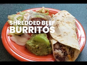 Shredded Beef Burritos