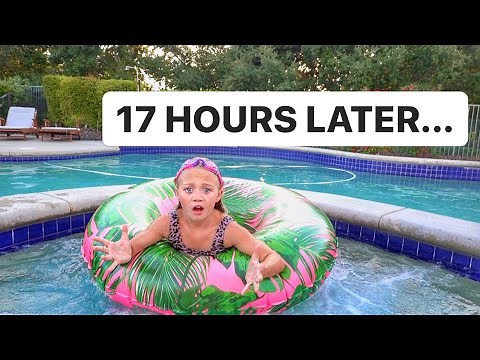 EVERLEIGH SPENDS 24 HOURS IN HER POOL CHALLENGE!!!