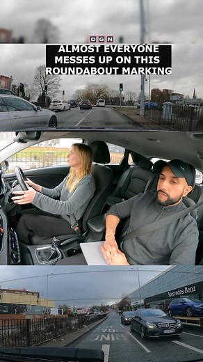 Spiral Roundabouts: Almost everyone messes up on this Roundabout marking #roundabout #driving | DGN Driving