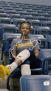 “When I was growing up seeing girls in my position that looked like me was very helpful in keeping me going throughout the sport.” - Kristen McBride ✨ #BlackHistoryMonth | #HailWV | WVU Volleyball