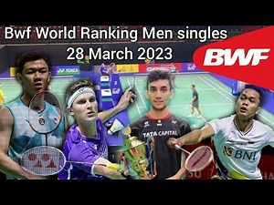 Top 30 Men's single World Badminton Ranking | Bwf World Ranking | 28 March 2023