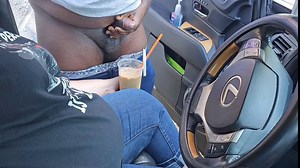 I Asked A Stranger On The Side Of The Street To Jerk Off And Cum In My Ice Coffee (Public Masturbation) Outdoor Car Sex