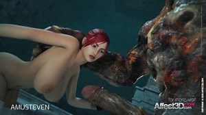 Watch HD 3d animation moster sex with a redhead big tits ba porn tube video online