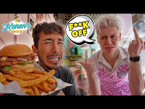 Eating at The Worlds RUDEST Restaurant Again (VERBALLY ABUSED) - Karen's Diner