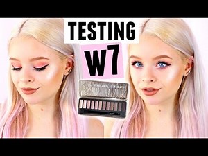 TESTING W7 MAKEUP (+8 Hours later!) | sophdoesnails