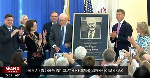 Former Gov. Jim Edgar honored at Illinois State Library