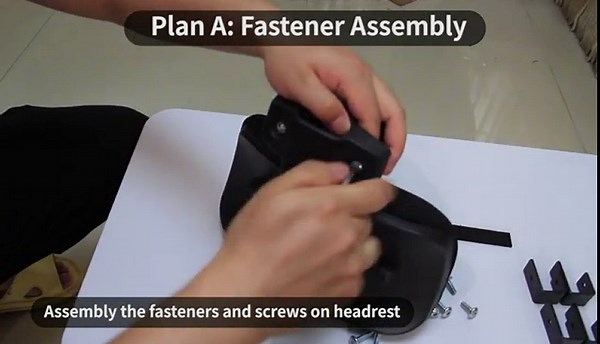 Office Chair Mesh Headrest Attachment Universal, Adjustable & Detachable Ergonomic Neck Support Cushion Clip On, Breathable Mesh Head Pillow Detachable, Compatible with Most Chairs