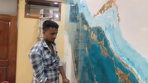 232K views · 2.8K reactions | Simple wall texture design ideas #luxury #texture #virals #artist #picture #viral #trending #share #painting | Saleem Khan | Facebook