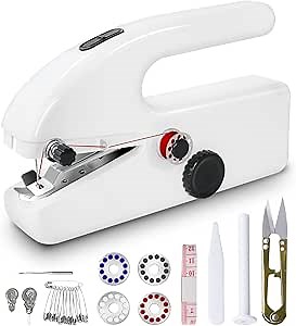 Mini Handheld Sewing Machine for Beginners - Portable, Quick Stitch, Suitable for DIY, Home, Travel