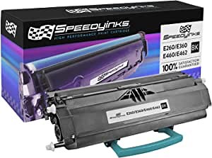 SPEEDYINKS Remanufactured Laser Toner Cartridge Replacement for Lexmark E260A11A (Black Single) Compatible with the Following Lexmark Printer Model E260D