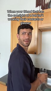 Me…I am that friend 🦇 #glasses #contacts #blindasabat | Isaac Bradshaw