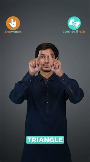 ✨ “Triangle” is our sign of the day! ✨ #shorts #shortvideo #video #signlanguage