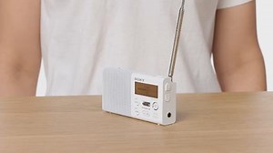 Sony XDR-P1DBP Taschenradio (DAB/DAB+, 20h Akku) Weiß