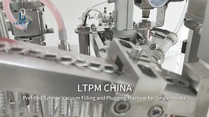 17 reactions | Prefilled Syringe Vacuum Filling and Plugging Machine...