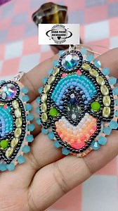 Beaded earrings 🌷💕🌿🍀🙌🏽🥳 #danarosebeadwork #beadedearrings #supportindigenousartists | Dana Rose Beadwork