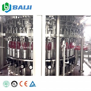 [Hot Item] Complete Automatic Glass Bottled Carbonated Beverage Soft Drink Bottling Isobaric Filling Machine