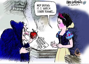 Mike Luckovich AJC draws "Bill Cassidy, witch doctor" | Politically Georgia