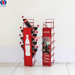[Hot Item] Store Coke Beverage Countertop Wire Iron Display Rack