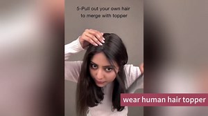 Rich Choices Hair Toppers for Women Real Human Hair 100% Remy Human Hairs Topper With Bang for Thinning Hairs Clip in Silk Base Topper 14 Inch #18P613 Ash Blonde Mix Bleach Blonde