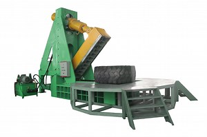 [Hot Item] Hot Sale OTR Waste Tire Cutter for Huge Size Scrap Mine Tyre
