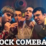 Classic motorbike scene from The Inbetweeners with an overconfident Jay