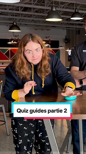 C’est au tour des guides de l’aménagement Robert-Bourassa de poser des questions à Clara pour tester ses connaissances! #eeyouistchee #baiejames #quiz #hydroquebec