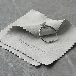[Hot Item] Pandasew High Quality Custom Logo Silver Polishing Cloth for Jewelry Rings Earrings Bracelet