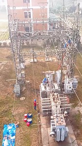 Substation drone view #substation | Lineman24.com
