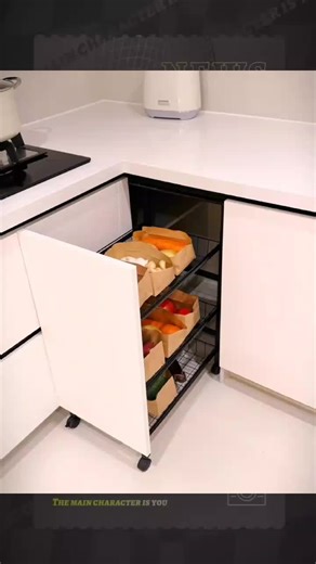 Kitchen storage rack on TikTok