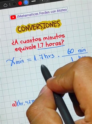 Matemáticas | conversiones | Aprende con Mateo