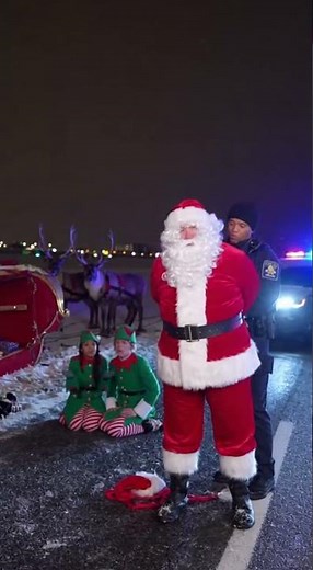 BREAKING: Santa ARRESTED After Sleigh Crash! Christmas CANCELLED?! 😱🎅 #christmas #santa #police