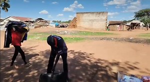 Meet blacksmith named Manyuat from Kap at his workshop Mitinyin market, Yirol Town | Muor- Ager Media