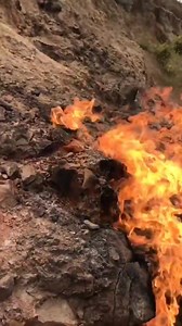 3.8K views · 63 reactions | The fire mountain in Azarbaijan #azarbaijan #firemountain #Zoroastrianism #yanardag #baku #bakucity | Quickinfo | Facebook