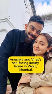 Virat Kohli and Anushka Sharma’s sea-facing Mumbai home is all about calm, comfort, and quiet luxury. Located in Worli’s premium Omkar 1973 tower, this 7,000 sq ft apartment sits high above the city with stunning Arabian Sea views. Minimal interiors, soft pastel tones, high ceilings, private balconies, and a peaceful terrace make this home a perfect escape from busy city life. Bought back in 2016, this house reflects their journey, success, and love for privacy and peace. #anushkasharma #viratko