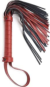 Horse Whip 20" Red Faux Whip - Equestrian Horse Whip