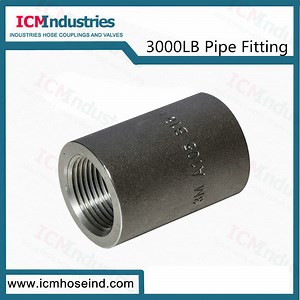 [Hot Item] 3000 Lb High Pressure Threaded Steel Pipe Fitting Carbon Steel Coupling