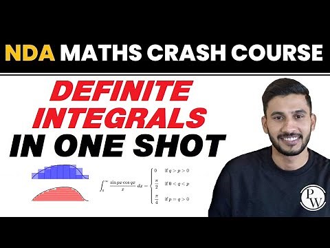 DEFINITE INTEGRATION in One Shot || NDA Maths Crash Course
