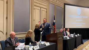 Dallas attorney Paul K. Stafford has been sworn in as the new chair of the board. Congratulations, Paul! 👏🏼 #sbot24 | State Bar of Texas