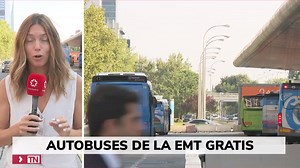 🚍 Hoy, los autobuses de la #EMT son gratuitos. Una medida que vuelve a ponerse en marcha cuando miles de madrileños vuelven a la rutina. 📷 DIRECTO http://telemd.es/cve59 📡 | Telemadrid