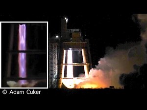 SpaceX Raptor 2 Test (Mach Diamonds) w/slow-mo