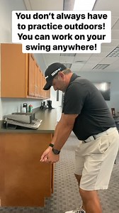 Another controversial video that many people didnt understand! The idea here is that you can practice no matter where you are! My first takeaway moves my hands too far outside the swing plane and the 2nd one brings them inside correctly. Using something like a counter top can help improve your hand path on your takeaway! #reels #golf #golftips #golftipsdaily #golfcoach #golfcoaching #golflessons #golfinstruction #golfswing #golfswingtips #golfpractice #golftraining #golfcoourse #golflife #golfti