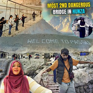 Apple farms and the Rainbow Bridge - Hunza Ka 2nd Most Dangerous Bridge | Metafood