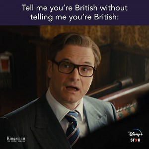 2 words: Colin. Firth. Kingsman: The Secret Service is now streaming on #DisneyPlusStar. | Disney